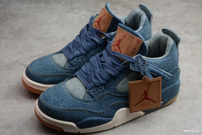 X 4 AO2571-401 NIKE AIR JORDAN LEVI'S DENIM 0414